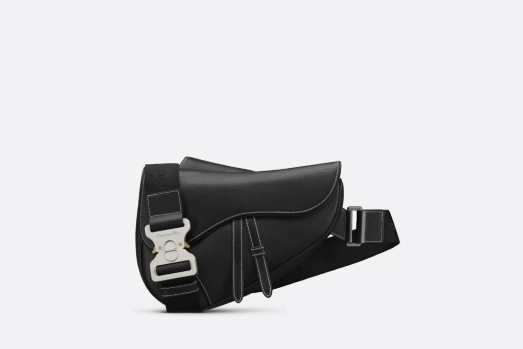 Dior Black Grained Calfskin