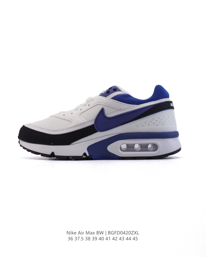 Nike Air Max BW OG Persian Violet Classic Patchwork Casual Sports Cushion Running Shoes